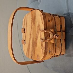 Longaberger 1990 Shamrock Basket